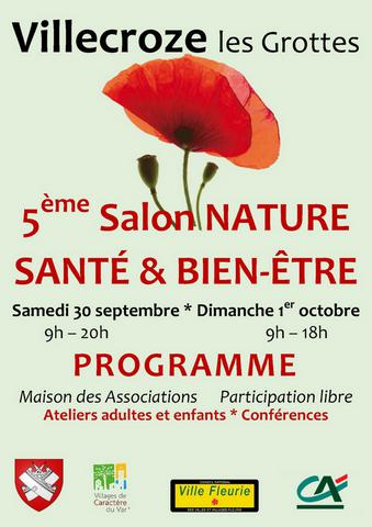 Conférence rencontre entre une médium et un magnétiseur Salon Santé Bien être Villecroze 