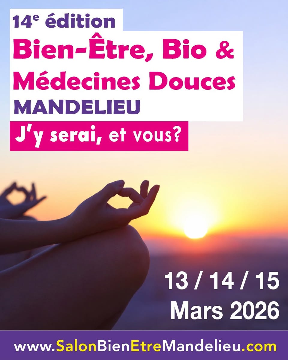 Affiche du salon de Mandelieu, 13, 14 et 15 mars 2026